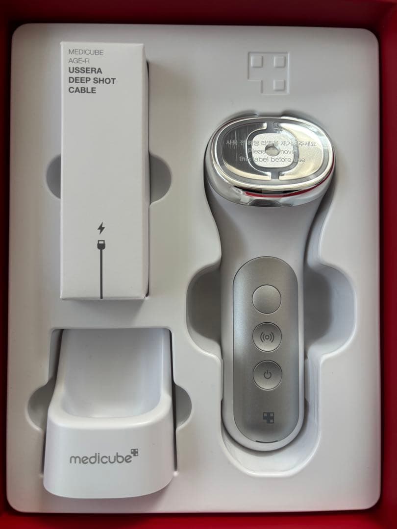 【正規品 新品・未使用】メディキューブAGE-R DEEP SHOT美顔器