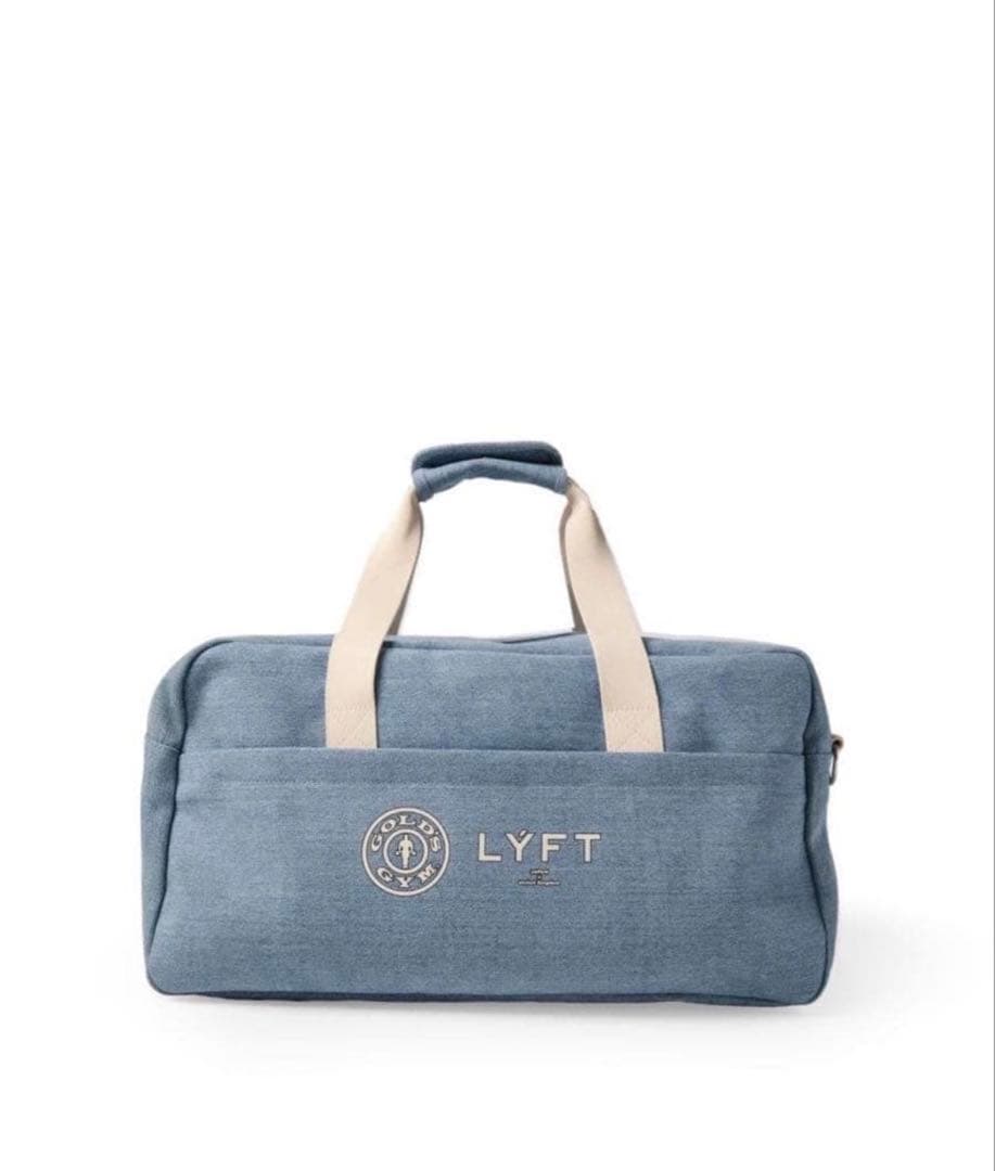 GOLD'S GYM × LYFT ボストンバッグ ブルー
