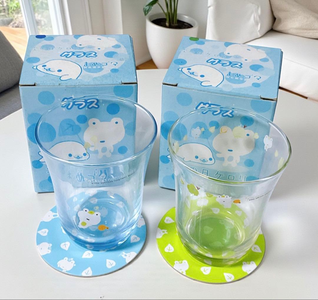 【匿名配送】次の日ケロリ☆ 「次の日ケロリ＆まめゴマくじ」 グラス賞2個セット☆