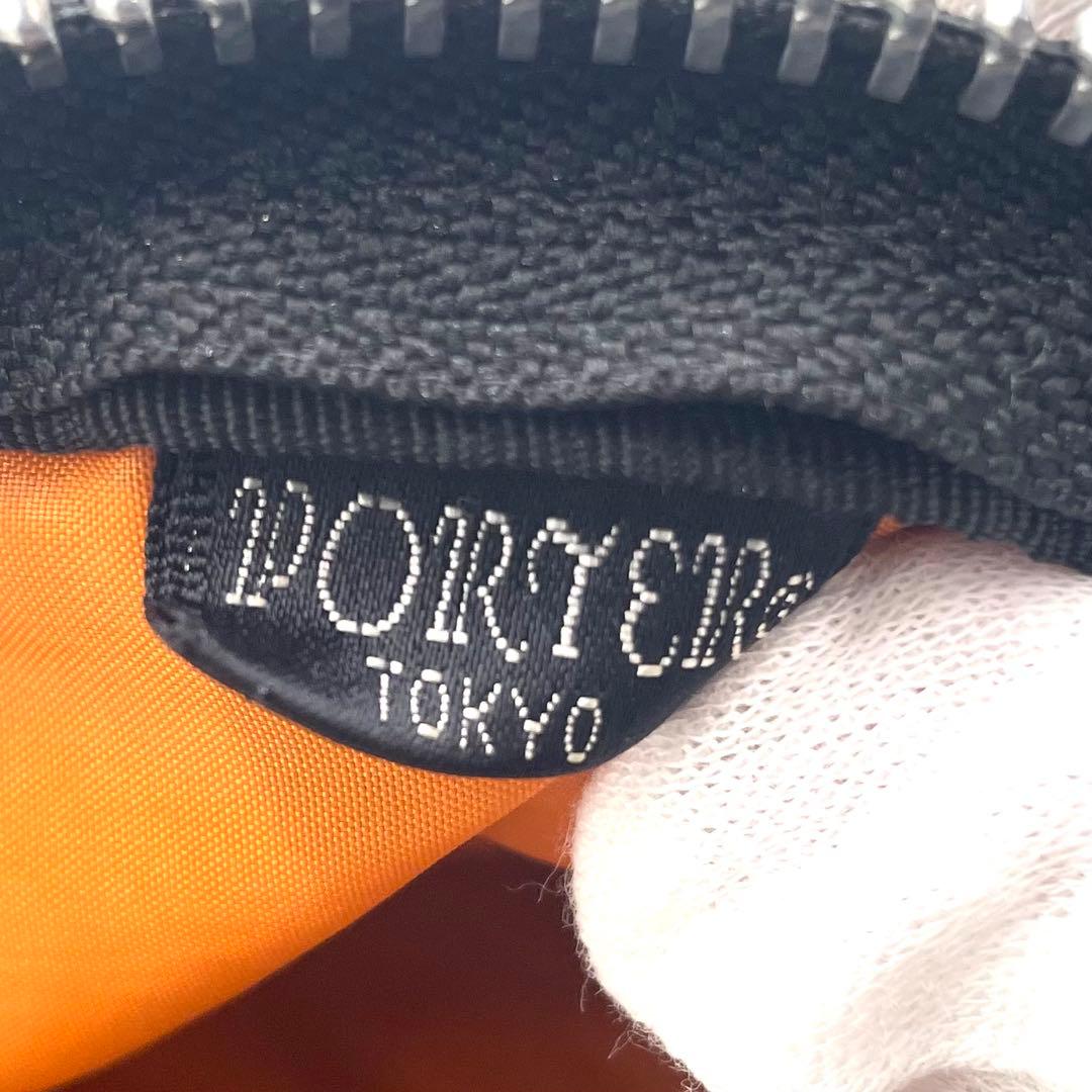 【美品】 POTER ポーター タンカー ドラム ハンドバッグ ブラック S