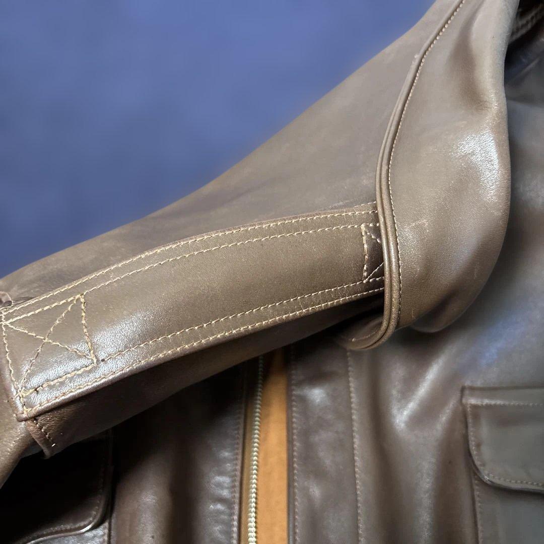 ROUGH WEAR リアルマッコイズ　A-2 フライトジャケット　レザー