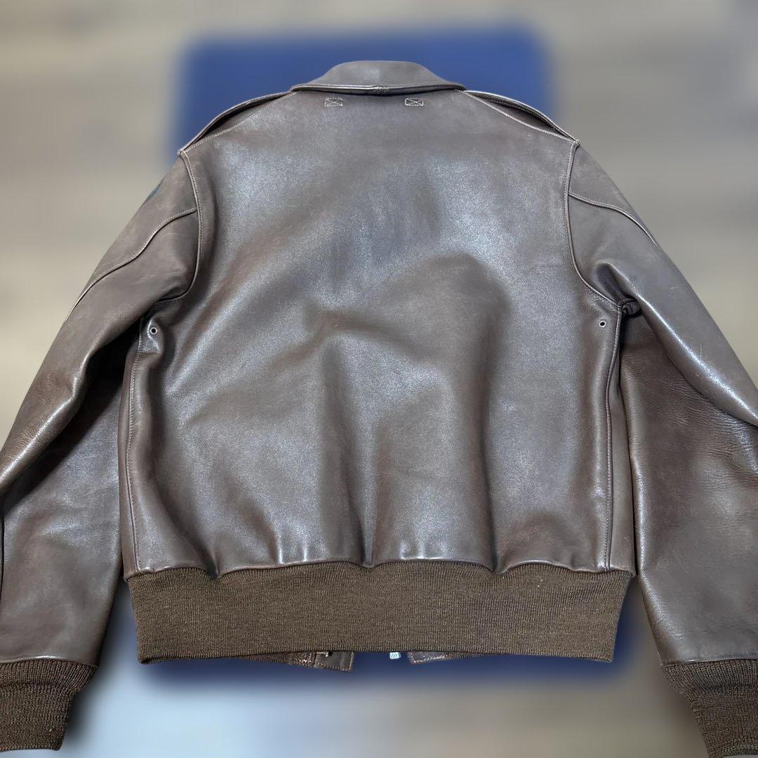 ROUGH WEAR リアルマッコイズ　A-2 フライトジャケット　レザー