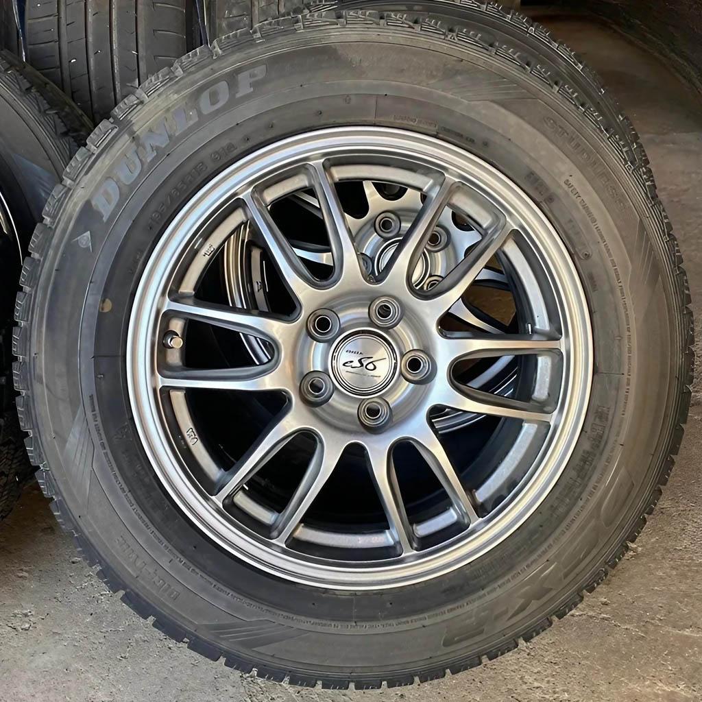 DUNLOP DSX-2 スタッドレス 15インチ ホイールセット 4-1