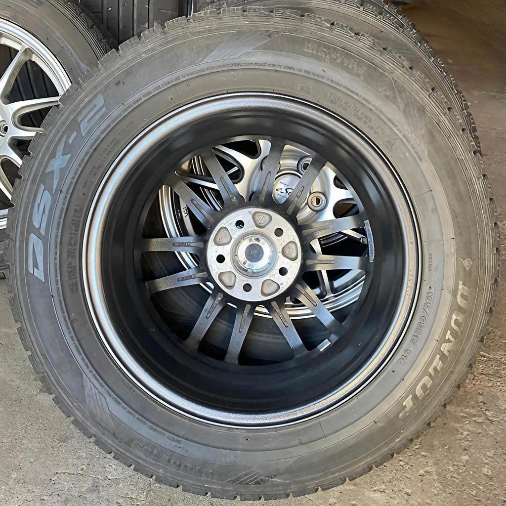 DUNLOP DSX-2 スタッドレス 15インチ ホイールセット 4-1