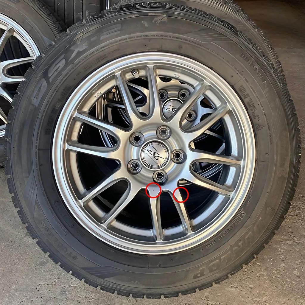 DUNLOP DSX-2 スタッドレス 15インチ ホイールセット 4-1