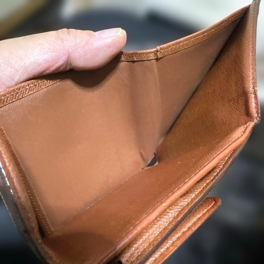 ⑧★在庫セール/良品♪モノグラム Wホック折財布