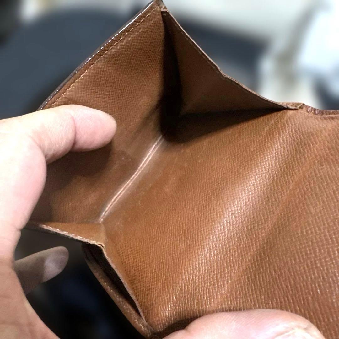 ⑧★在庫セール/良品♪モノグラム Wホック折財布
