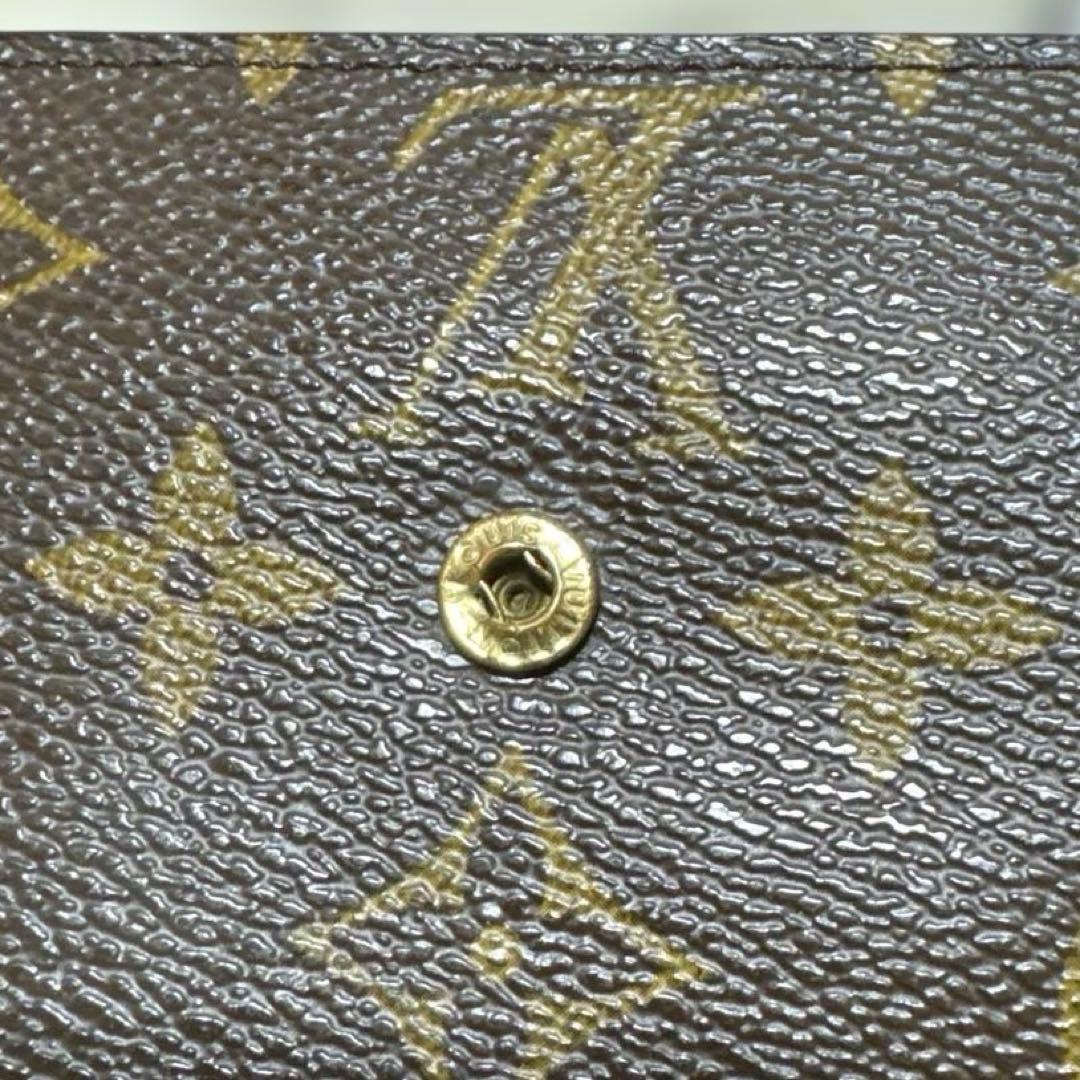 ⑧★在庫セール/良品♪モノグラム Wホック折財布