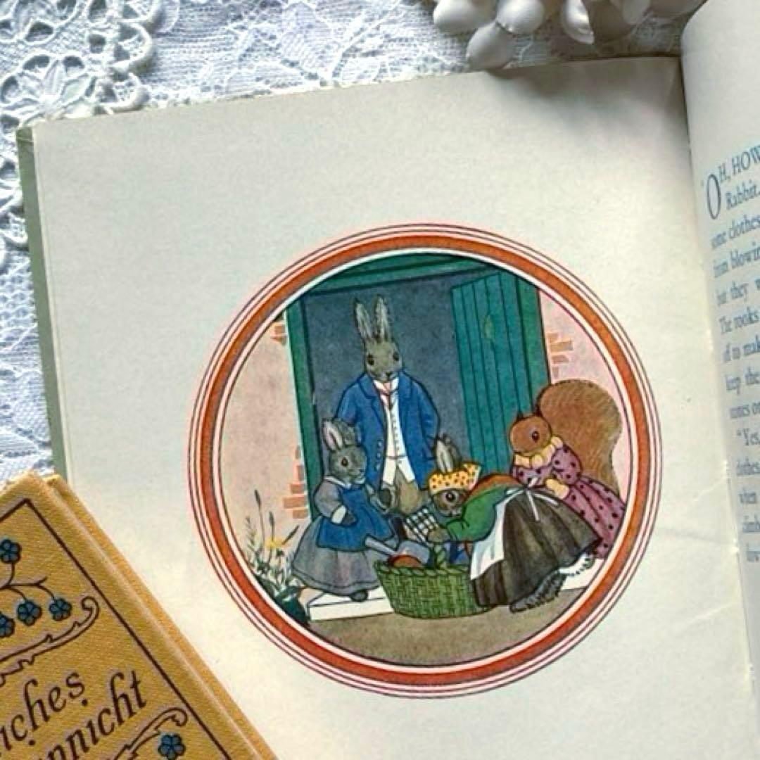 RV39 洋書古書 イギリスヴィンテージ絵本 リトルグレイラビット ①