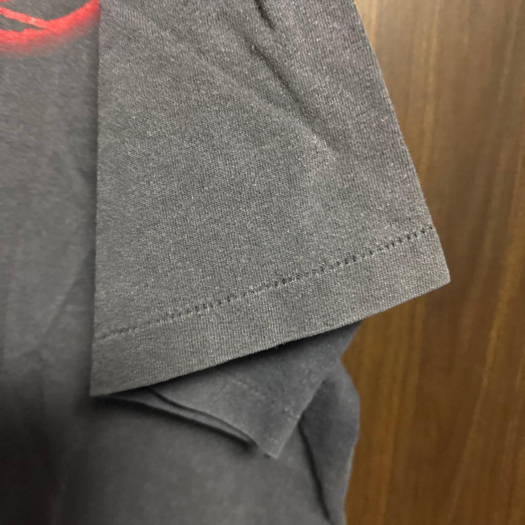 90s USA製 No fear XLサイズ　鬼フェード　Tシャツ　ブラック