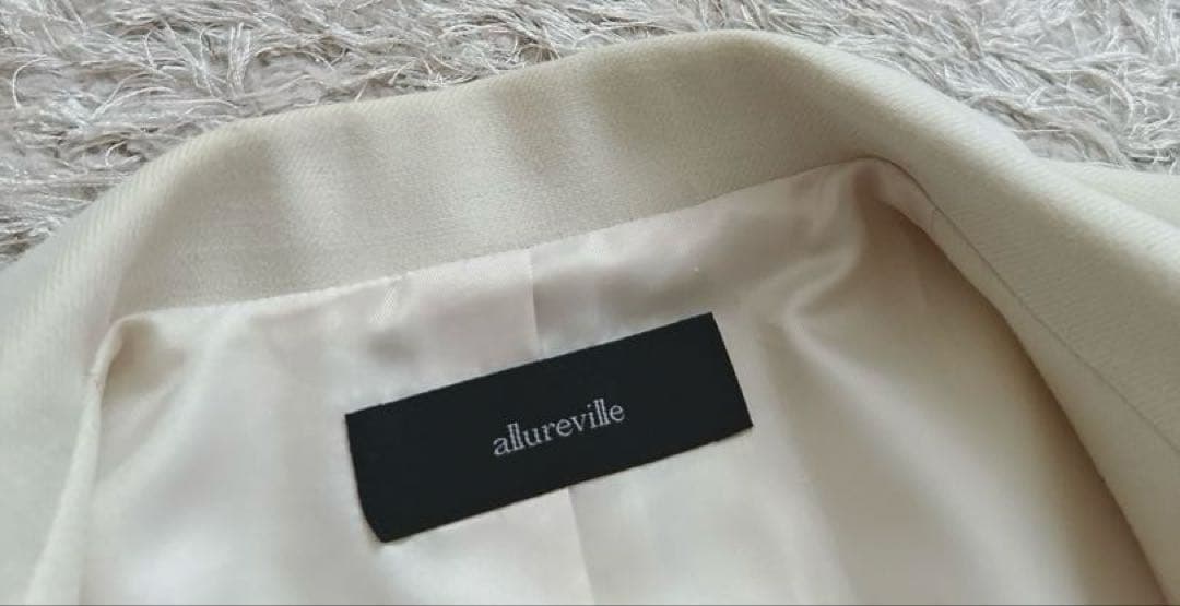 SALE【allureville】ダブルブレスト テーラードジャケット 金釦