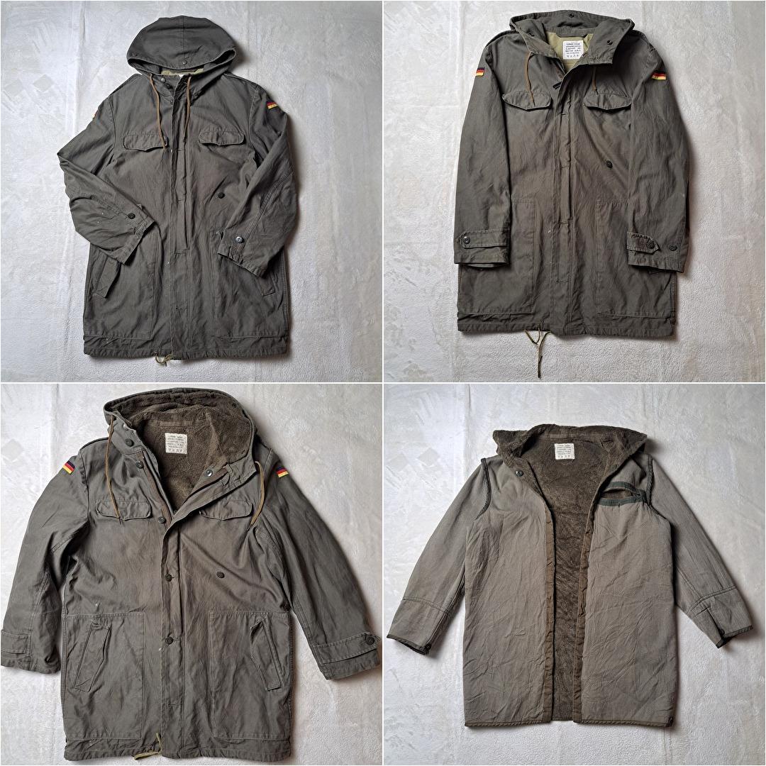 ドイツ軍 80s フィールドパーカ ボアライナー付き XL