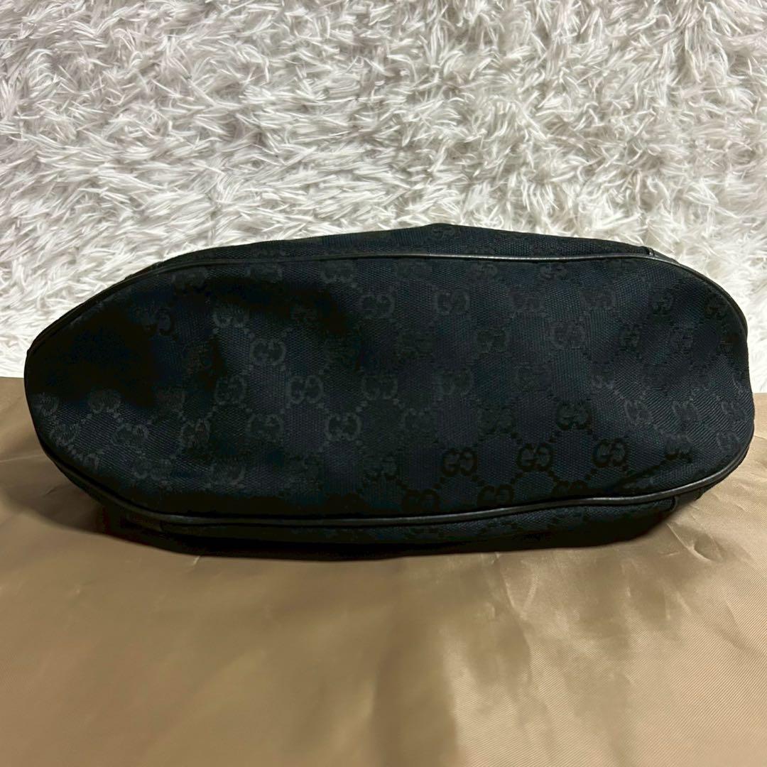 【美品】 GUCCI グッチ GGキャンバス ハンドバッグ レザー ミニボストン