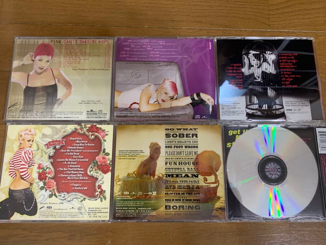 P!NK（ピンク）国内版　海外版　アルバム　シングル　帯付き