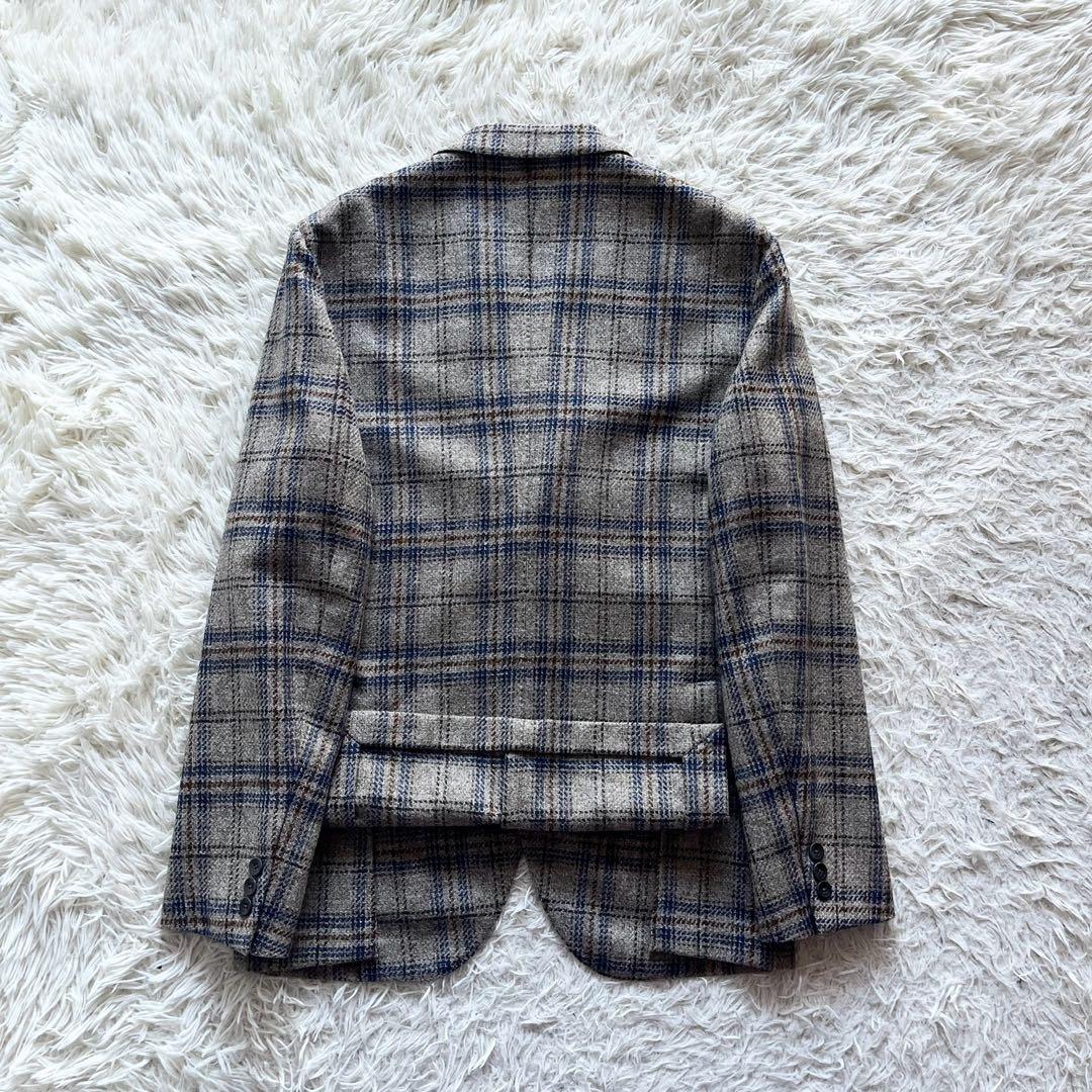 <極美品>BOGLIOLI dover ベージュ ツイードジャケット サイズ48