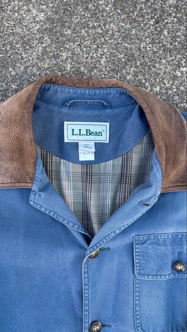 L.L.Bean カバーオール ブルー 90s 00s ハンティングジャケット