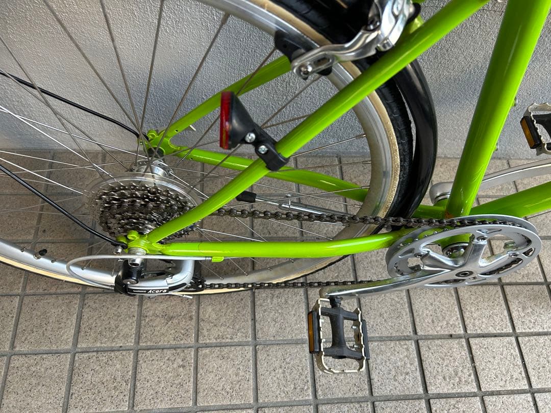 りんご　　　　トウキョーバイク　 8段ギア　美品　黄緑