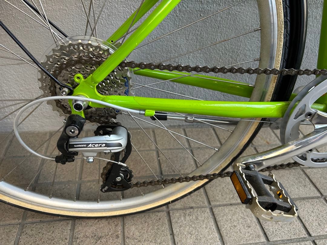 りんご　　　　トウキョーバイク　 8段ギア　美品　黄緑