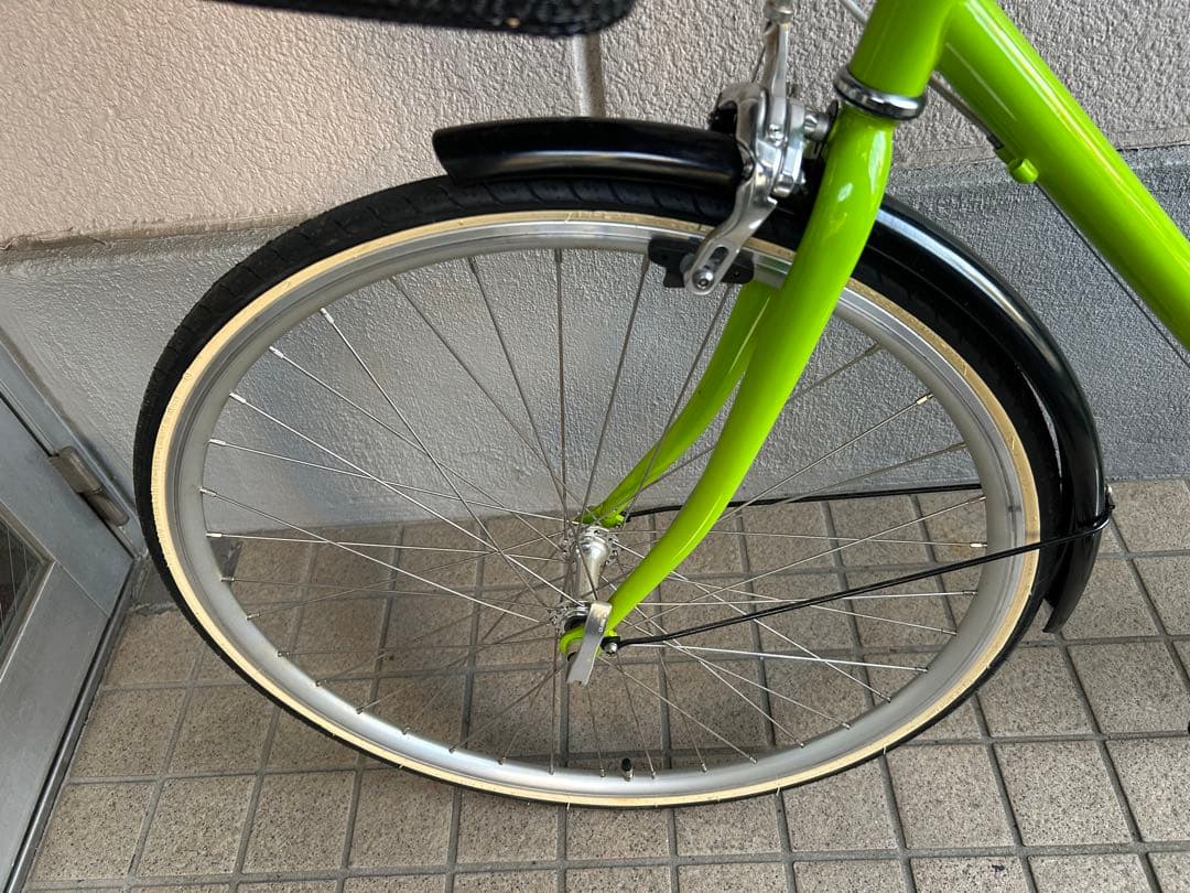 りんご　　　　トウキョーバイク　 8段ギア　美品　黄緑