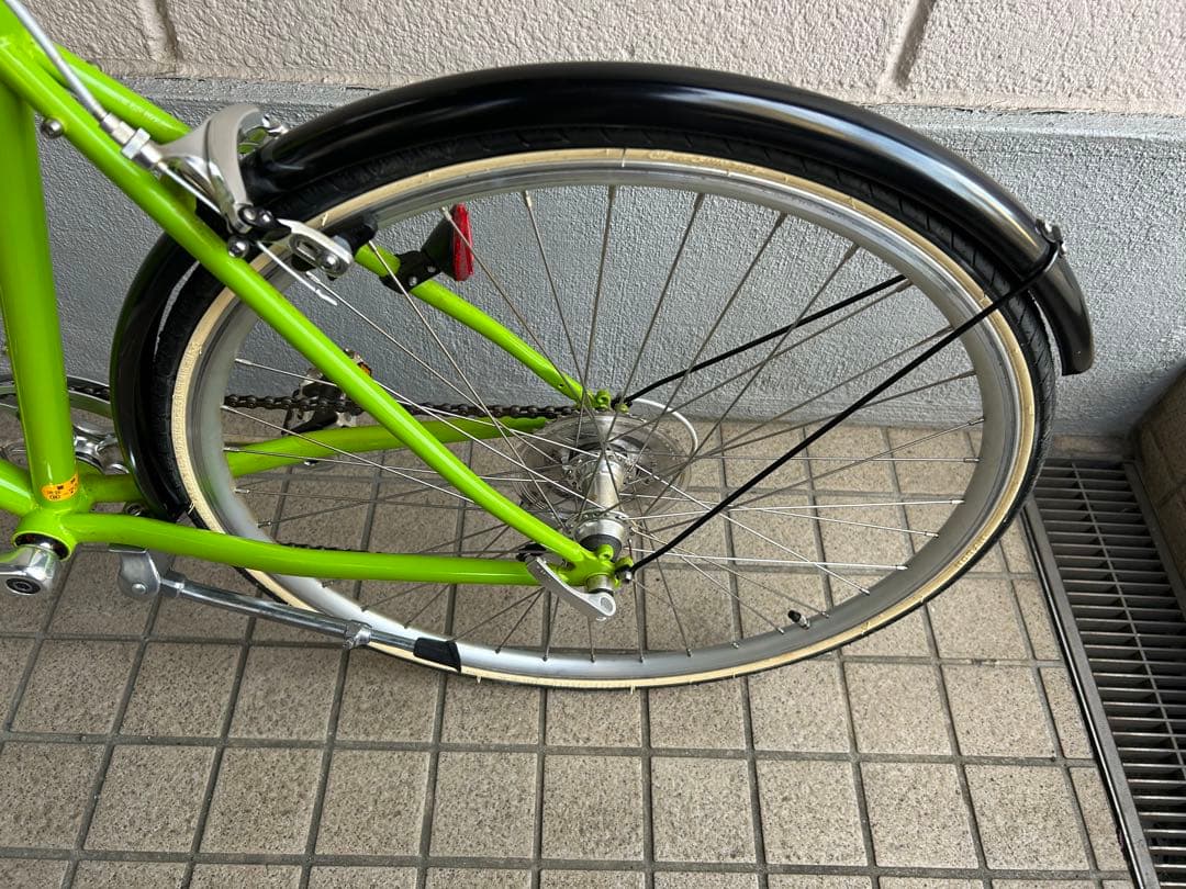 りんご　　　　トウキョーバイク　 8段ギア　美品　黄緑