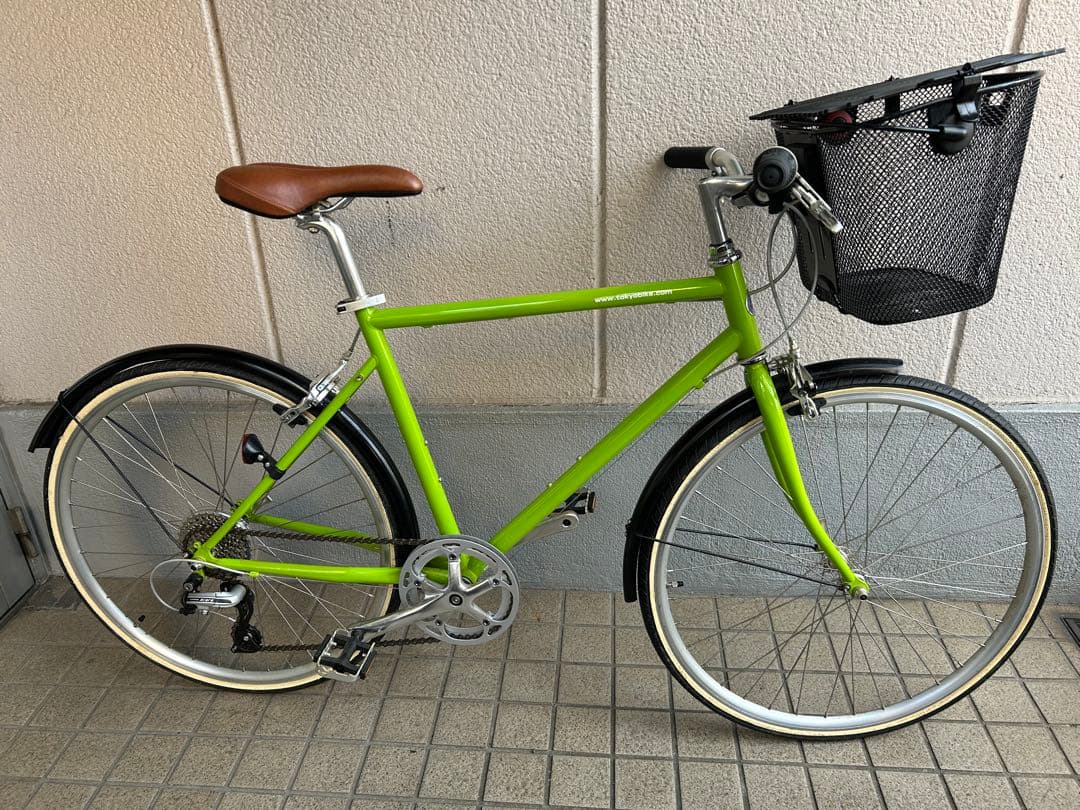 りんご　　　　トウキョーバイク　 8段ギア　美品　黄緑