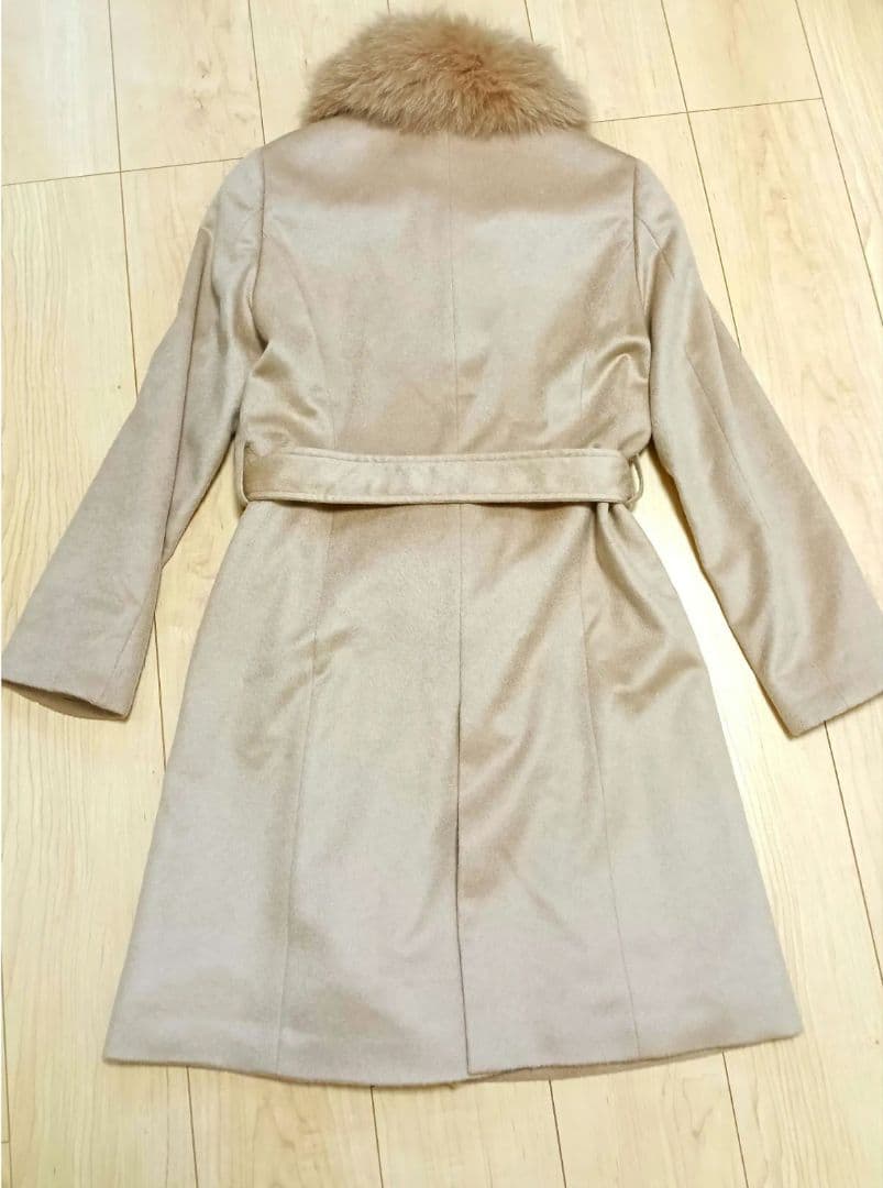 美品✨️エターナラス カシミヤ100％ サガファー フォックス ロングコート L