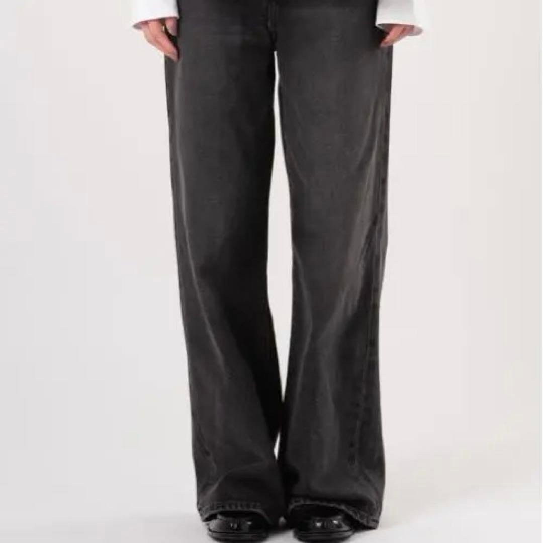 Levis/リーバイス RIBCAGE WIDE LEG ジーンズ ブラック