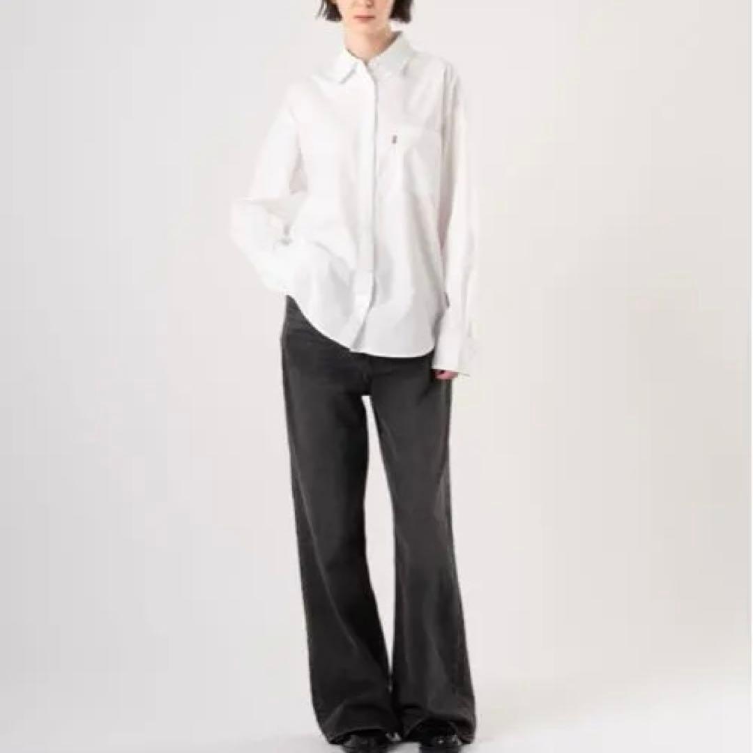 Levis/リーバイス RIBCAGE WIDE LEG ジーンズ ブラック