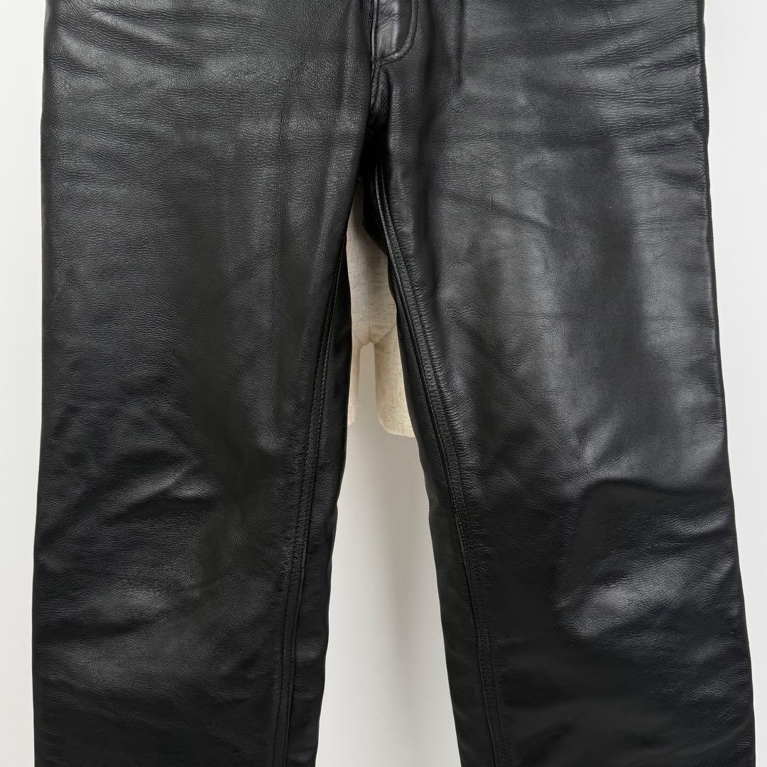 80s 90s USA製 w34 TALON 牛革 レザーパンツ vintage
