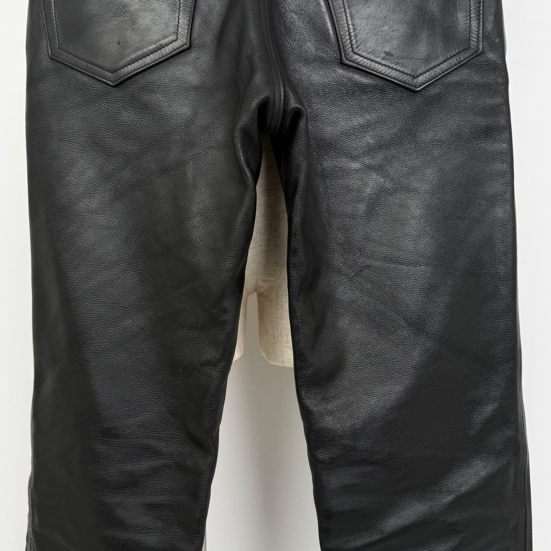 80s 90s USA製 w34 TALON 牛革 レザーパンツ vintage