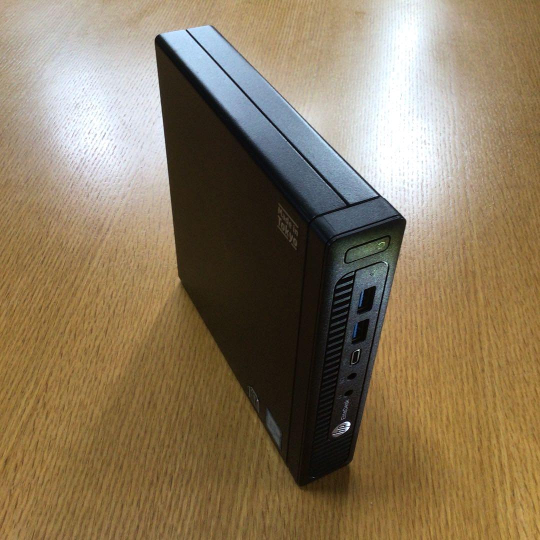 HP 800 G2 DMミニPC USB 3.0 ブラック