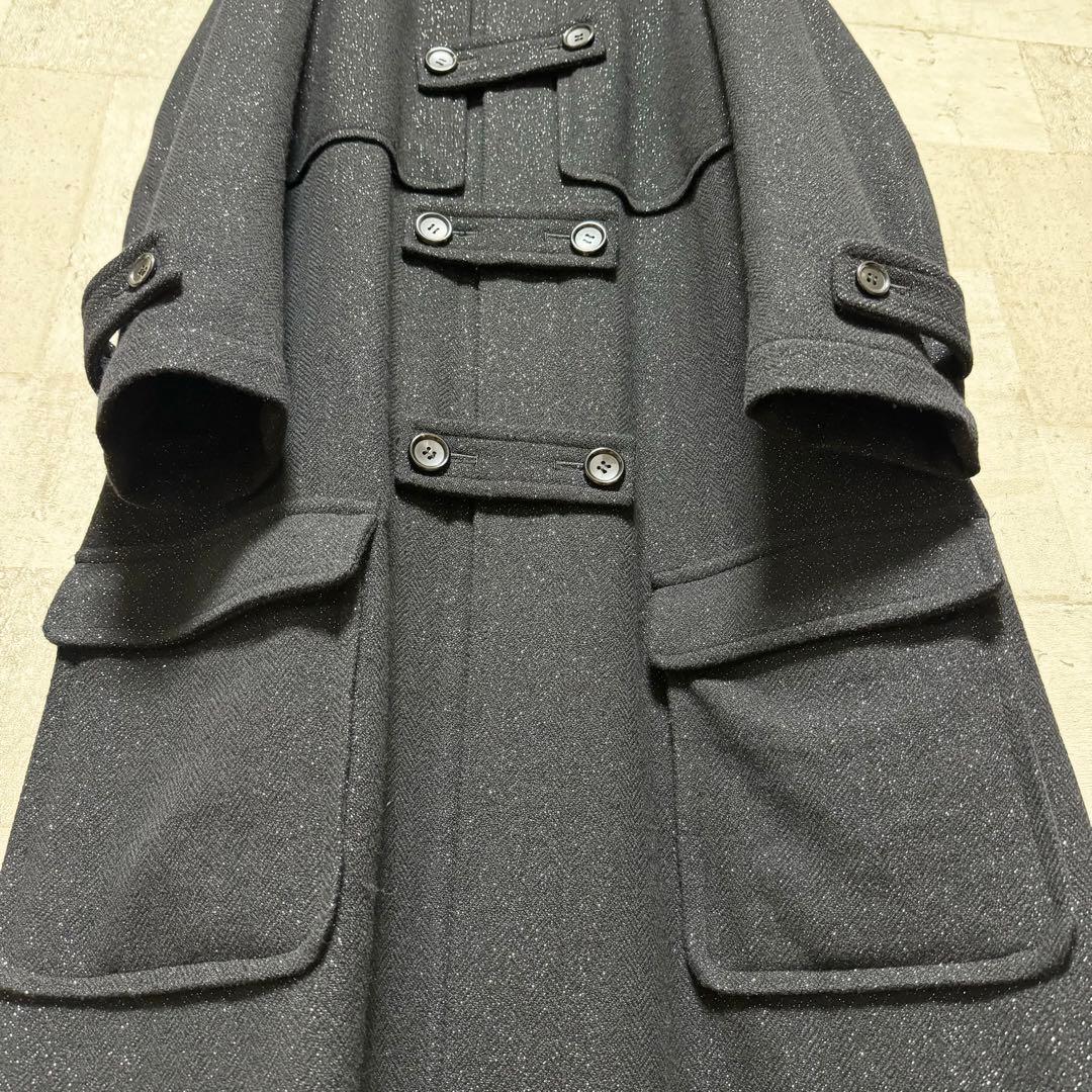 【名作】コムデギャルソン　ラメロングダッフルコート　2019AW