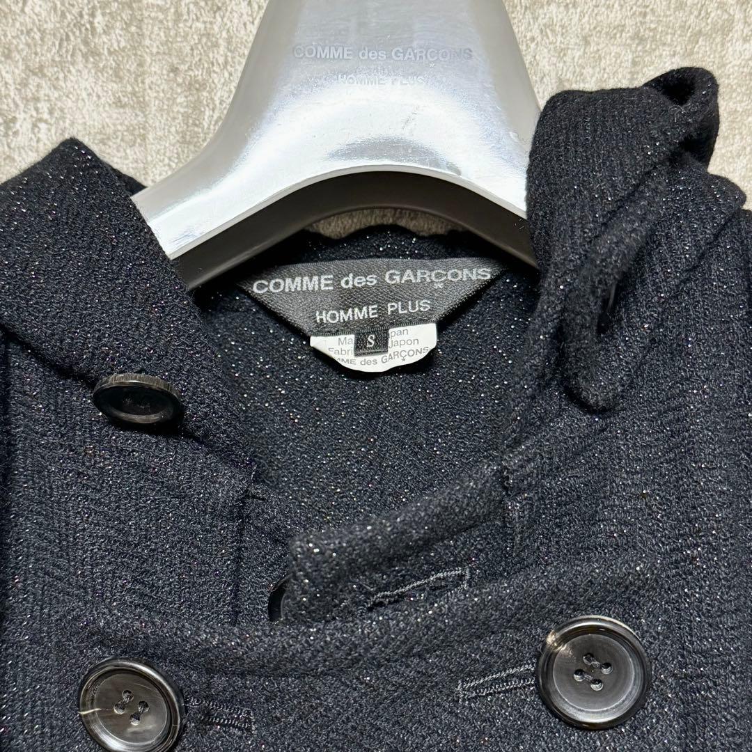 【名作】コムデギャルソン　ラメロングダッフルコート　2019AW