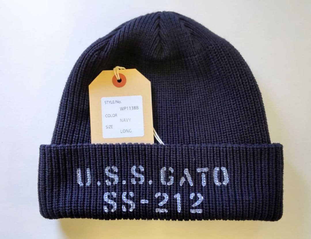 WAIPER.inc U.S.NAVY ワッチキャップ WP1138B