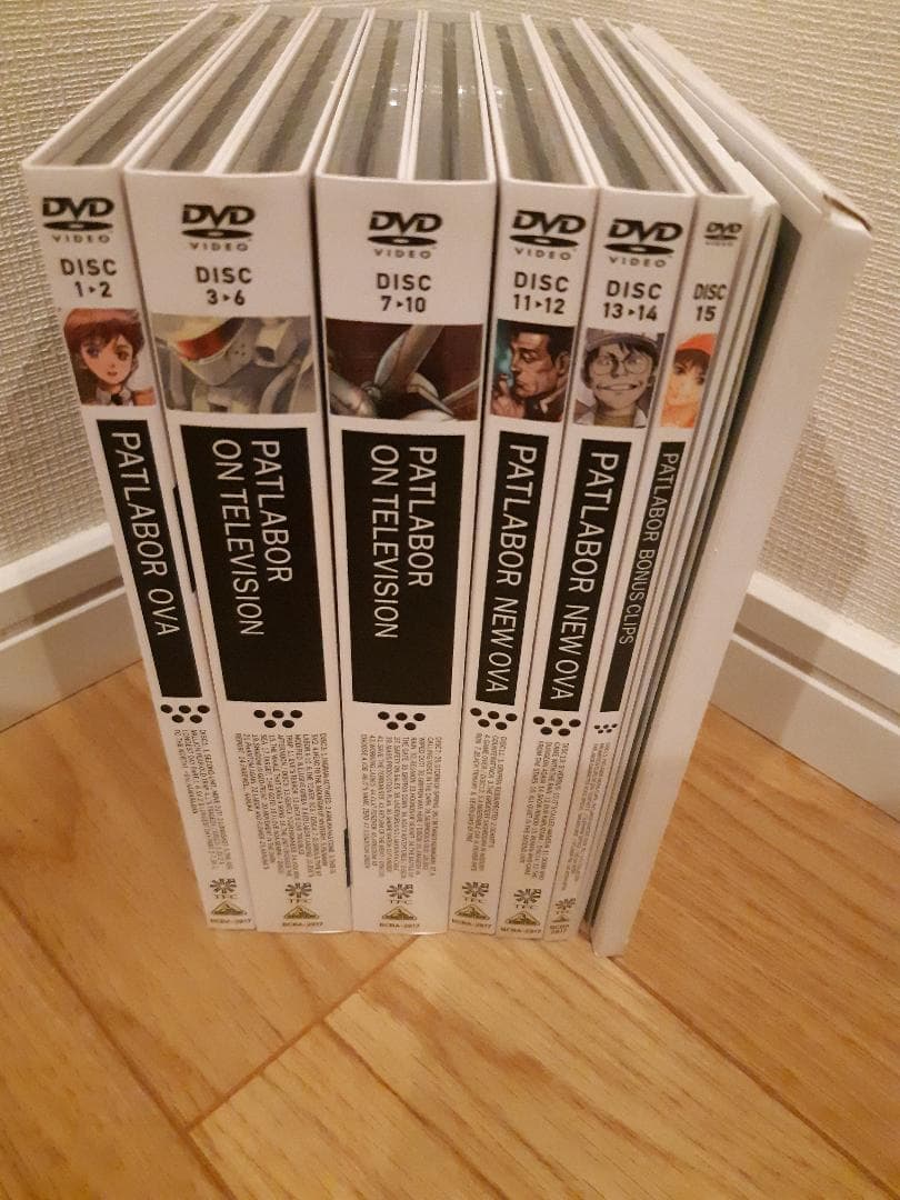 機動警察パトレイバー DVD6本セット
