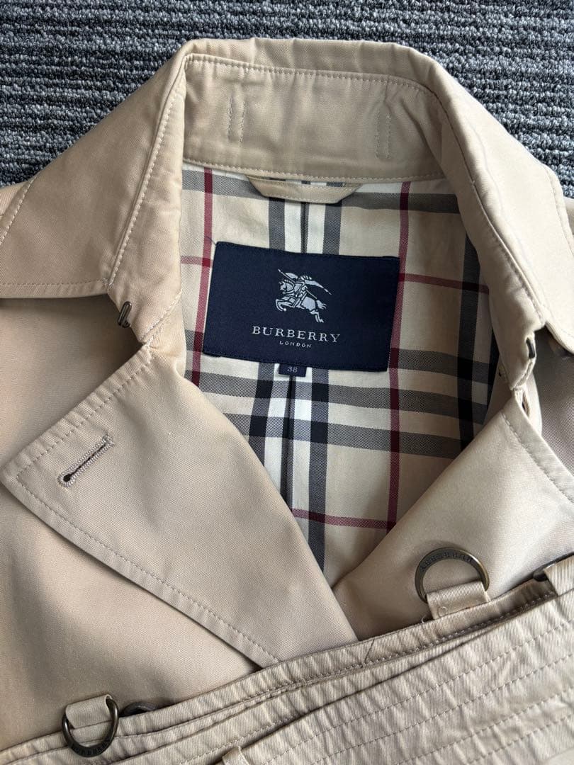 Burberry ベージュ トレンチコート　美品　サイズ38