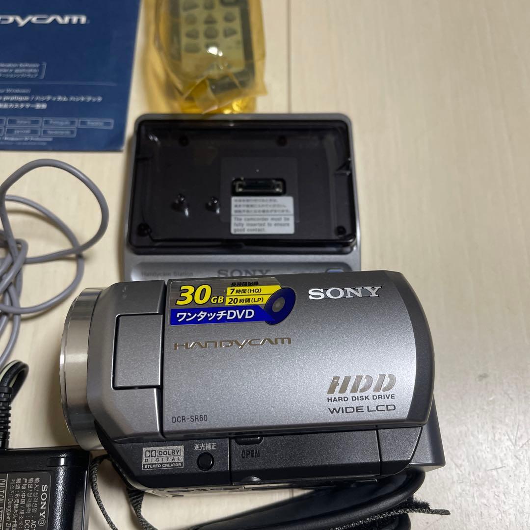 SONY　DCR-SR60　ビデオカメラ　HDD内蔵
