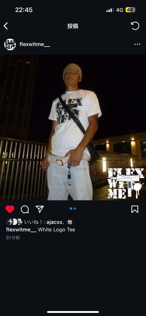 flexwitme T-shirt 黒 旧モデル