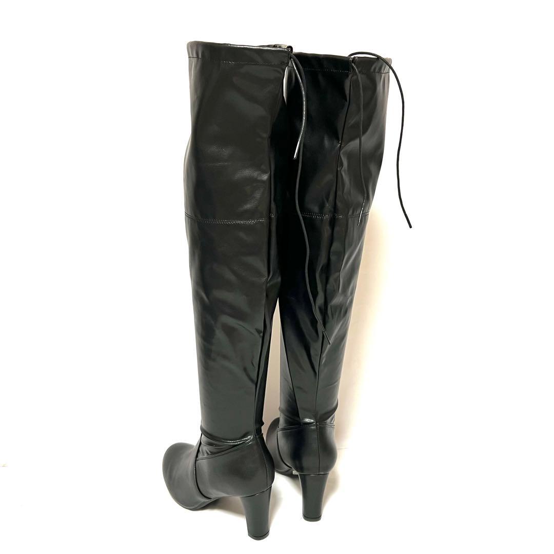 【Import】サイハイブーツ 43（26.5cm） ブラック／LS83