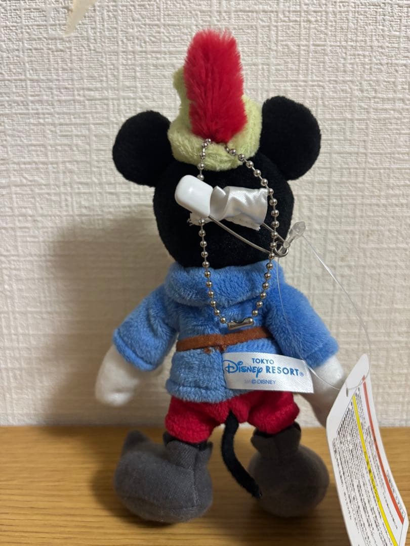 ミッキー 巨人退治 ぬいぐるみバッジ　ディズニー　#1