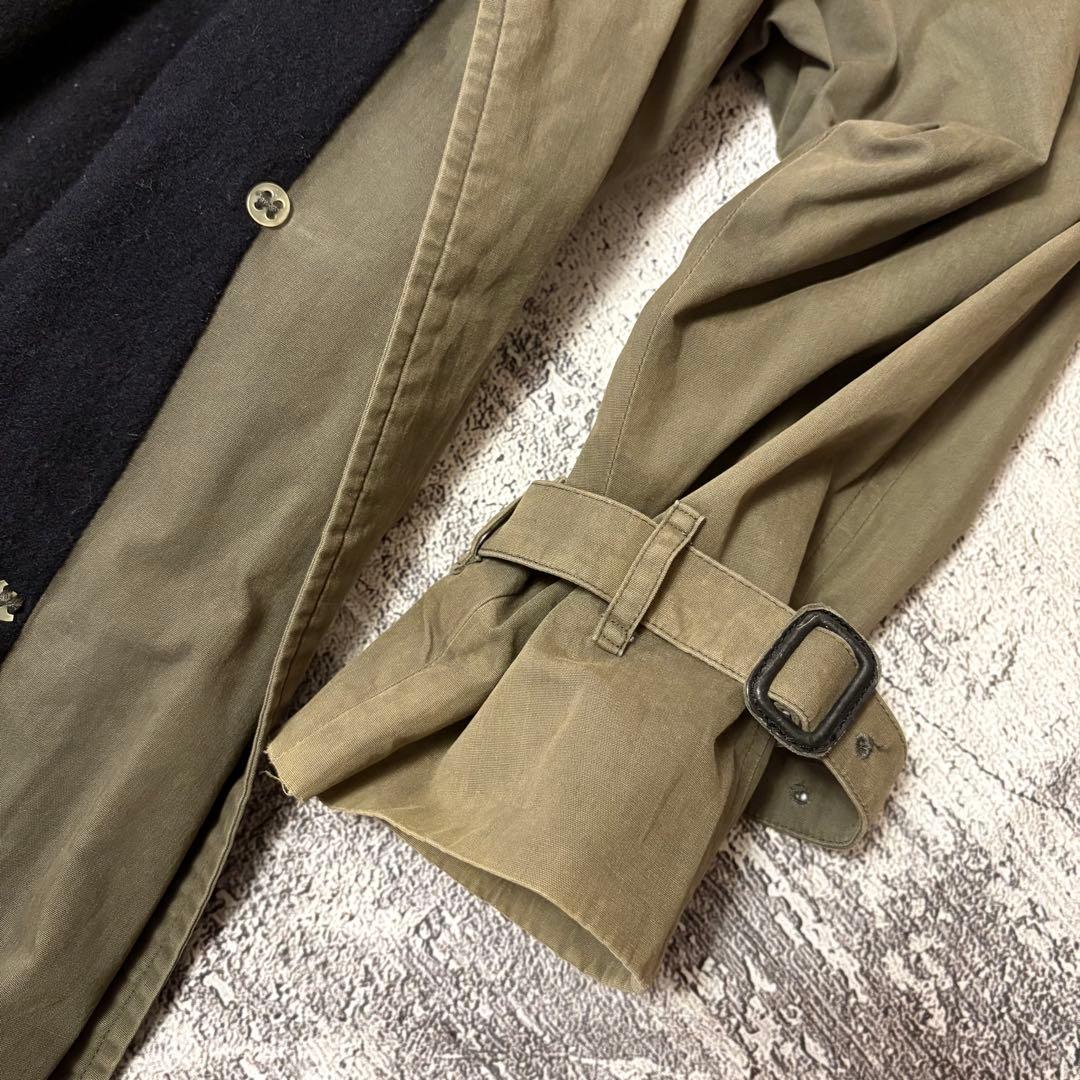 希少　ヴィンテージ　BURBERRYトレンチコート オリーブカーキ