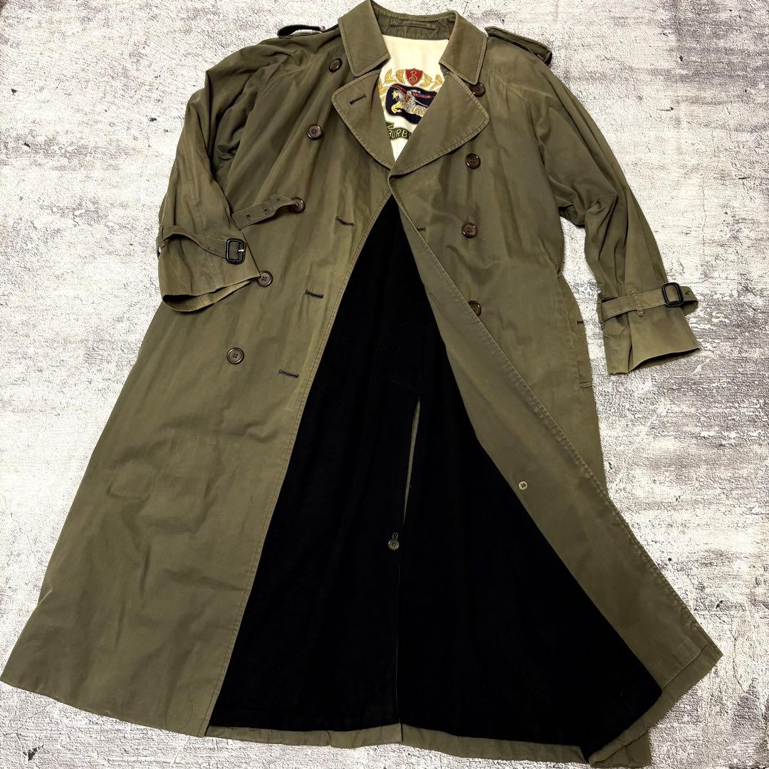 希少　ヴィンテージ　BURBERRYトレンチコート オリーブカーキ