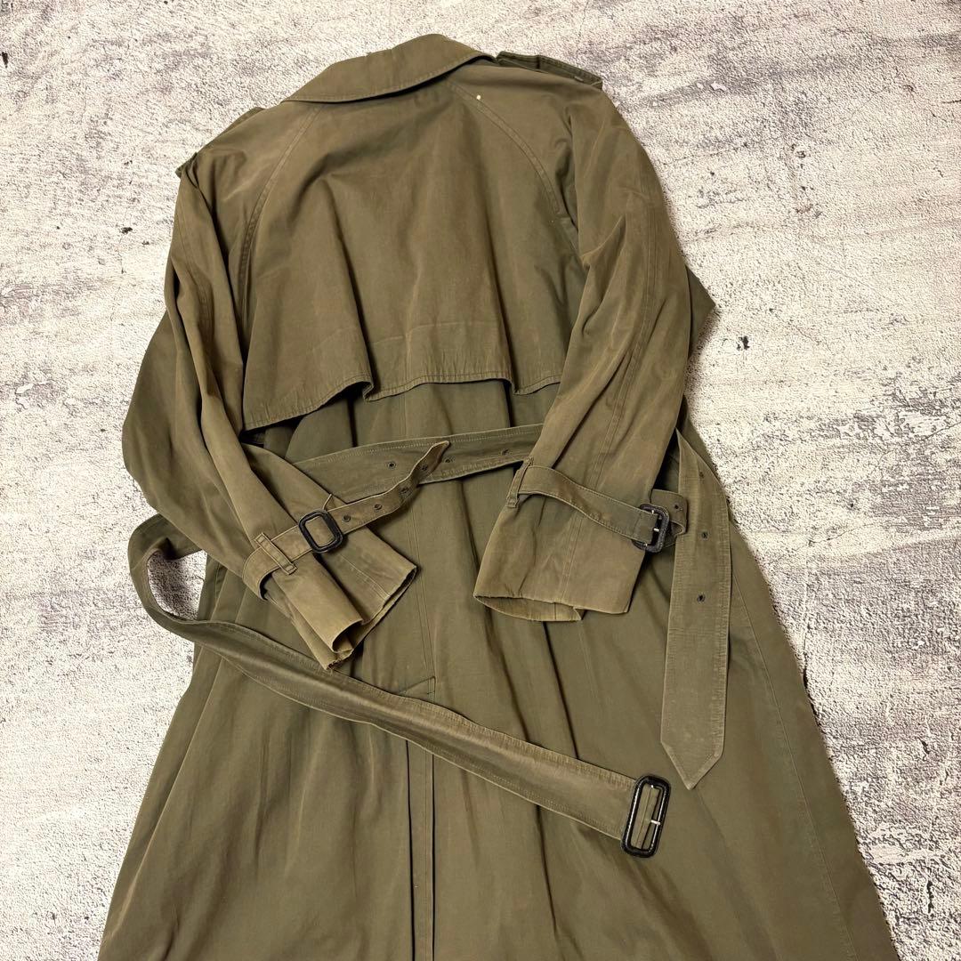 希少　ヴィンテージ　BURBERRYトレンチコート オリーブカーキ