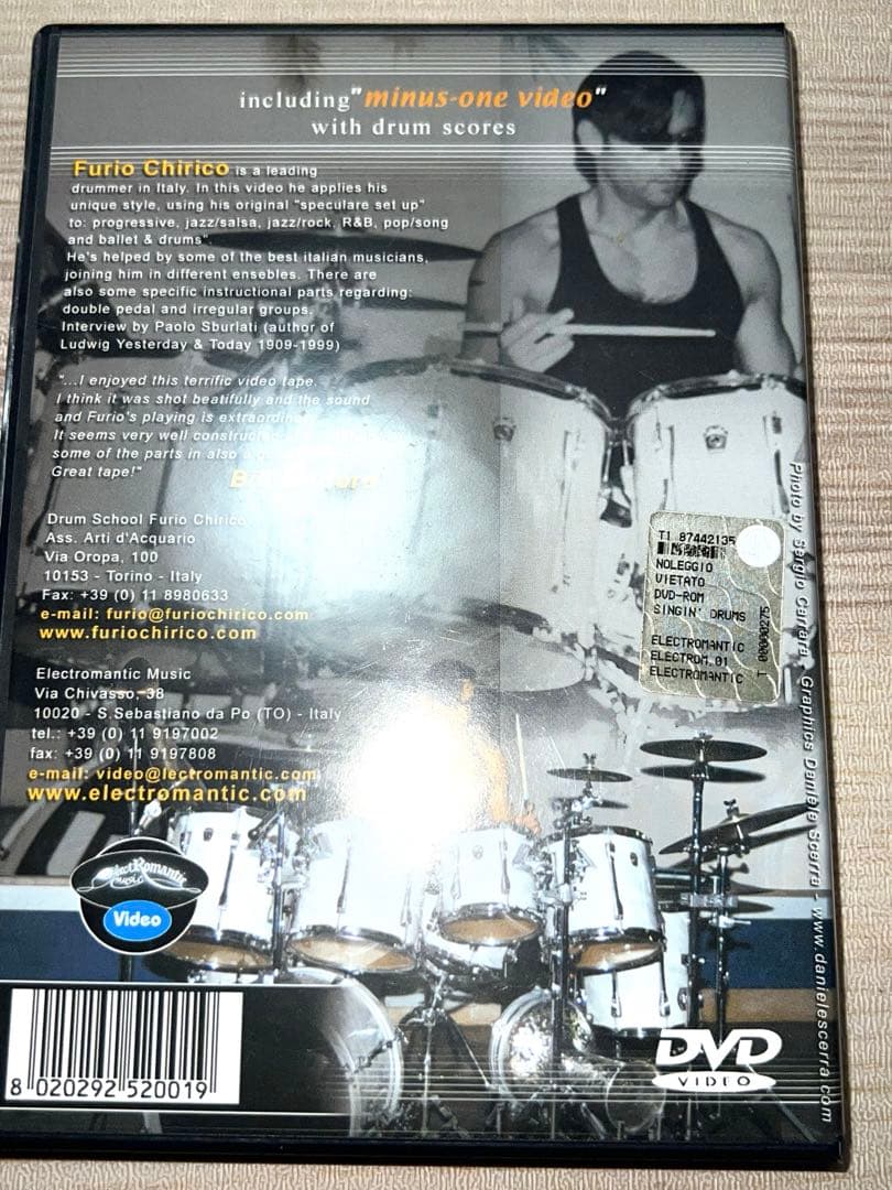 ミュージック Furio Chirico Singin' Drums [DVD]