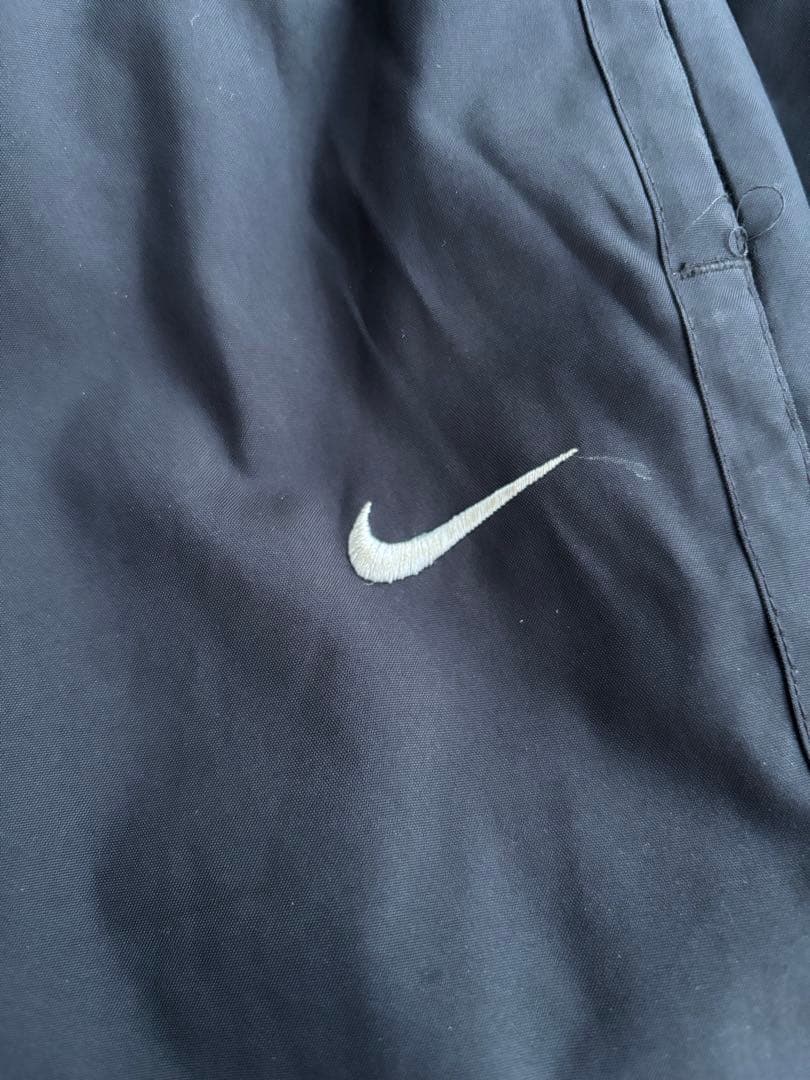NIKE 00s ナイロンパンツ ワイド ブラック L
