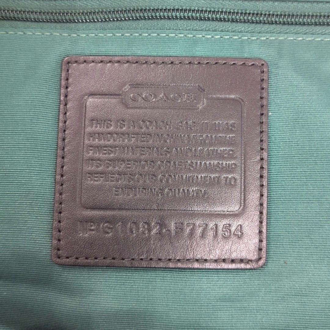 極美品 COACH コーチ シグネチャー 2WAY ボストンバッグ キャンバス