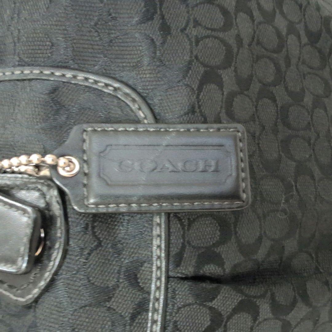 極美品 COACH コーチ シグネチャー 2WAY ボストンバッグ キャンバス