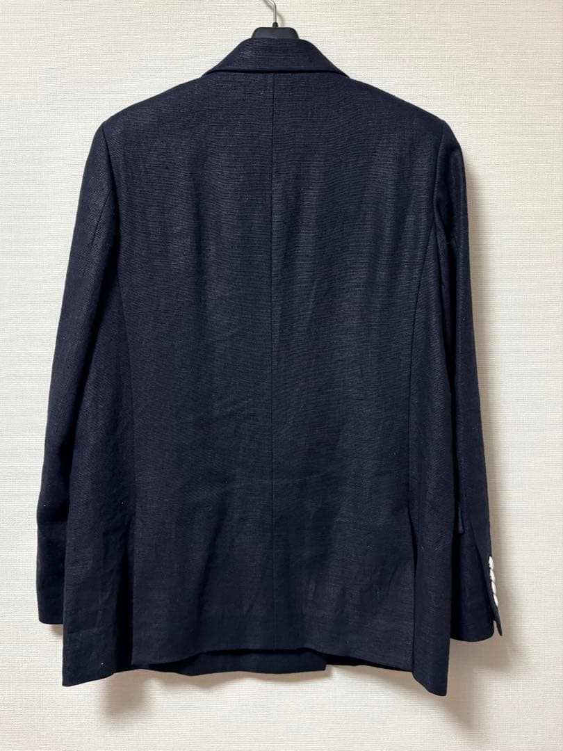united arrows リネン ダブルブレスト テーラードジャケット36