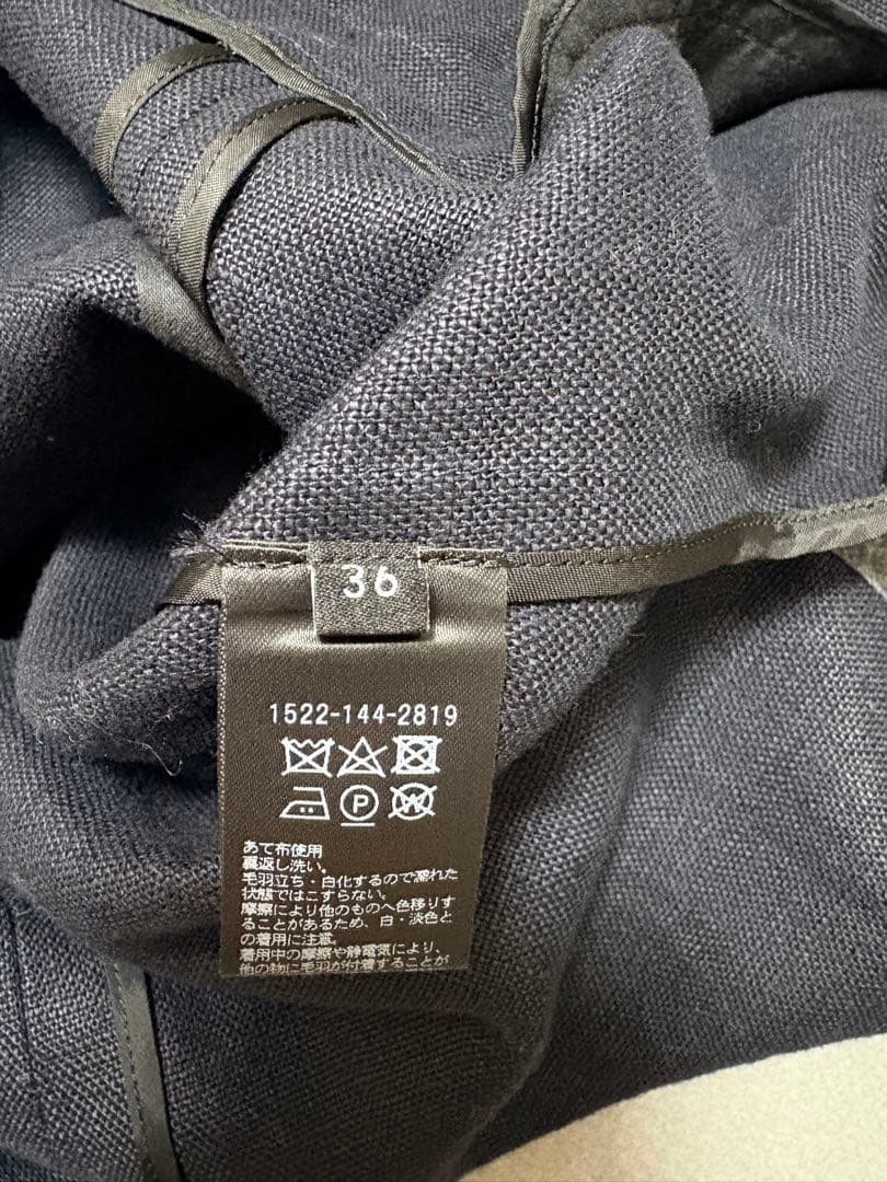 united arrows リネン ダブルブレスト テーラードジャケット36