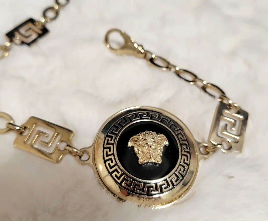 VERSACE　ネックレス　美品　グレカ　メデューサ